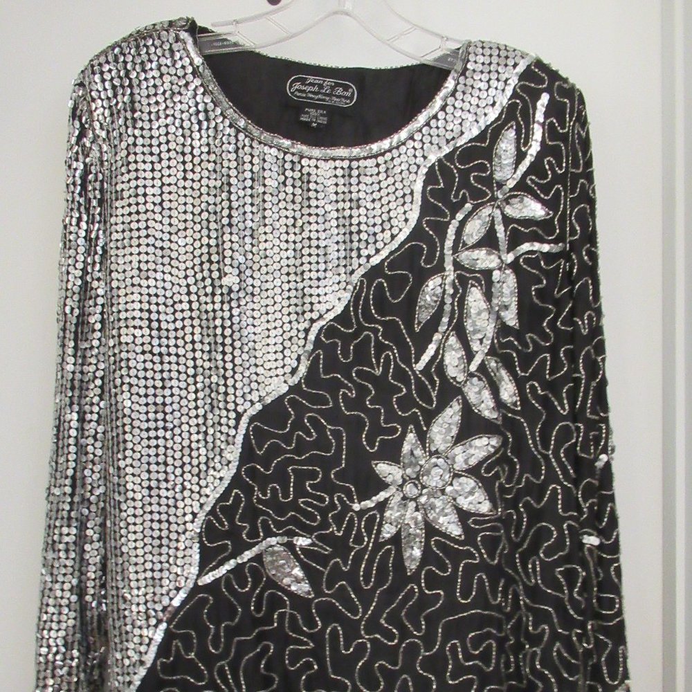 Silk Sequined top